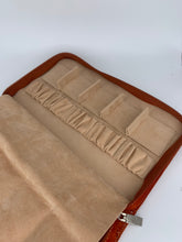 Carica l'immagine nel visualizzatore di Gallery, Astuccio luxury porta orologi Biondo 10 posti arancione