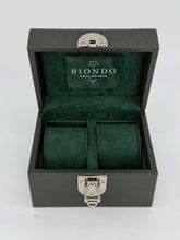 Carica l'immagine nel visualizzatore di Gallery, Box luxury porta orologi Biondo 2 posti nera