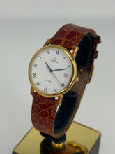 Carica l'immagine nel visualizzatore di Gallery, Omega De Ville vintage in oro giallo 18KT 32mm quartz