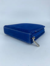 Carica l'immagine nel visualizzatore di Gallery, Astuccio luxury porta orologi Biondo 6 posti blu