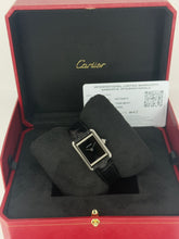 Carica l'immagine nel visualizzatore di Gallery, Cartier Tank must black dial WSTA0071 year 2025 full set LIKE NEW