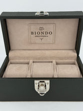 Carica l'immagine nel visualizzatore di Gallery, Box luxury porta orologi Biondo 3 posti nera