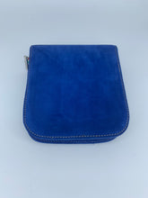 Carica l'immagine nel visualizzatore di Gallery, Astuccio luxury porta orologi Biondo 6 posti blu