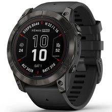 Carica l'immagine nel visualizzatore di Gallery, Garmin Smartwatch Fēnix® 7X Pro – Sapphire Solar Edition Titanium