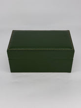 Carica l'immagine nel visualizzatore di Gallery, Box luxury porta orologi Biondo 3 posti verde scuro