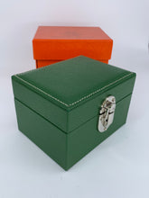 Carica l'immagine nel visualizzatore di Gallery, Box luxury porta orologi Biondo 2 posti verde
