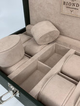 Carica l'immagine nel visualizzatore di Gallery, Box porta orologi Biondo 10 posti verde