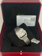 Carica l'immagine nel visualizzatore di Gallery, Cartier Santos Medium WSSA0029 year 2026 full set LIKE NEW