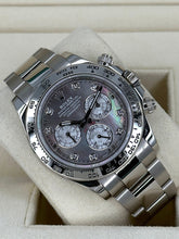 Carica l'immagine nel visualizzatore di Gallery, Rolex Daytona 18k white gold diamond dial ref. 116509 year 2020 full set