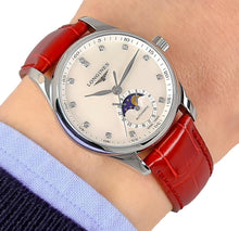 Carica l'immagine nel visualizzatore di Gallery, Orologio Longines donna Master Collection Moonphase L24094872