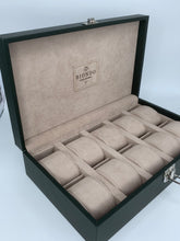 Carica l'immagine nel visualizzatore di Gallery, Box porta orologi Biondo 10 posti verde
