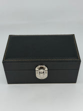 Carica l'immagine nel visualizzatore di Gallery, Box luxury porta orologi Biondo 3 posti nera
