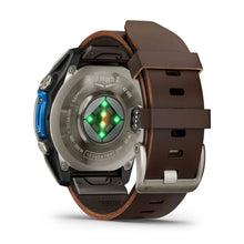 Carica l'immagine nel visualizzatore di Gallery, Garmin D2™ Mach 2 – 47 mm
Titanium with Oxford Brown Leather Band