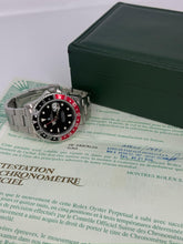 Carica l'immagine nel visualizzatore di Gallery, Rolex GMT-Master II coke ref. 16710 year 1997 full set