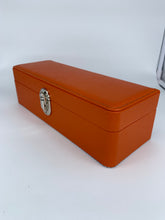 Carica l'immagine nel visualizzatore di Gallery, Box luxury porta orologi Biondo 5 posti arancione