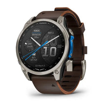 Carica l'immagine nel visualizzatore di Gallery, Garmin D2™ Mach 2 – 47 mm
Titanium with Oxford Brown Leather Band