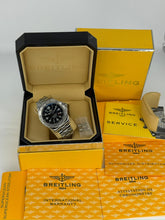 Carica l'immagine nel visualizzatore di Gallery, Breitling Superocean ref. A17360 year 2004 full set