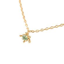 Carica l'immagine nel visualizzatore di Gallery, Pdpaola Collana Donna Argento Pvd Oro Fleur Verde CO01-961-U