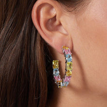 Carica l'immagine nel visualizzatore di Gallery, Orecchini cerchio CHIARA FERRAGNI Rainbow