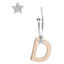 Carica l'immagine nel visualizzatore di Gallery, Orecchini COMETE con iniziale