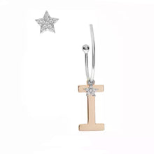 Carica l'immagine nel visualizzatore di Gallery, Orecchini COMETE con iniziale