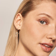 Carica l'immagine nel visualizzatore di Gallery, Orecchini cerchio PDPAOLA con iniziale pendente