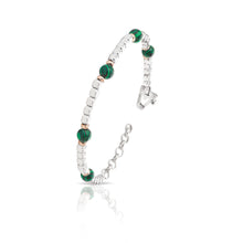 Carica l'immagine nel visualizzatore di Gallery, Bracciale uomo ARKANO in argento con pepite