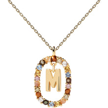 Carica l'immagine nel visualizzatore di Gallery, Collana donna PDPAOLA dorata con iniziale