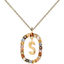 Carica l'immagine nel visualizzatore di Gallery, Collana donna PDPAOLA dorata con iniziale