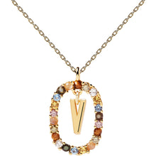 Carica l'immagine nel visualizzatore di Gallery, Collana donna PDPAOLA dorata con iniziale