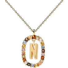 Carica l'immagine nel visualizzatore di Gallery, Collana donna PDPAOLA dorata con iniziale