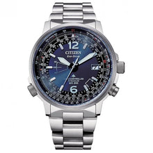 Carica l&#39;immagine nel visualizzatore di Gallery, Citizen Pilot radiocontrollato Eco-Drive Super Titanio CB0230-81L
