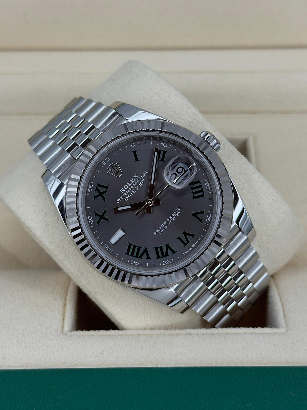 Rolex Datejust 41mm Wimbeldon 126334 year 2019 full set