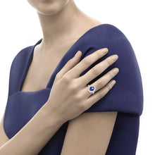 Carica l&#39;immagine nel visualizzatore di Gallery, Recarlo Anniversary Anello Zaffiro Blu
