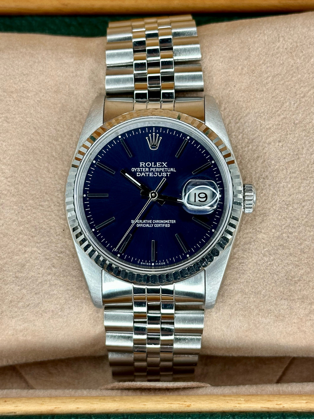 Rolex Datejust 36 ref. 16234 year 1987 FULL SET