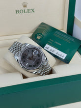 Carica l&#39;immagine nel visualizzatore di Gallery, Rolex Datejust 41 Wimbledon ref. 126334 year 2021 full set
