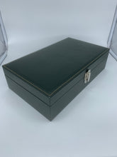 Carica l&#39;immagine nel visualizzatore di Gallery, Box porta orologi Biondo 10 posti verde
