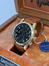 Carica l&#39;immagine nel visualizzatore di Gallery, Eberhard &amp; Co. Tazio Nuvolari 18K yellow gold ref. 30047/C full set
