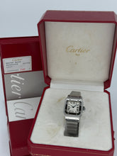 Carica l&#39;immagine nel visualizzatore di Gallery, Cartier Santos Galbée ref. 2423 year 2005 full set
