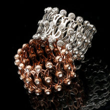 Carica l&#39;immagine nel visualizzatore di Gallery, Anello/Bracciale Biondo in argento dorato
