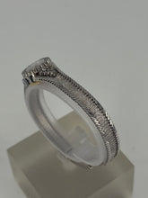 Carica l&#39;immagine nel visualizzatore di Gallery, Silver Incabloc in oro bianco 18KT 15,5 mm
