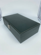 Carica l&#39;immagine nel visualizzatore di Gallery, Box porta orologi Biondo 10 posti verde
