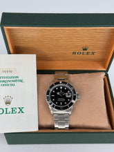 Carica l&#39;immagine nel visualizzatore di Gallery, Rolex Submariner Date 16610 year 1997 full set
