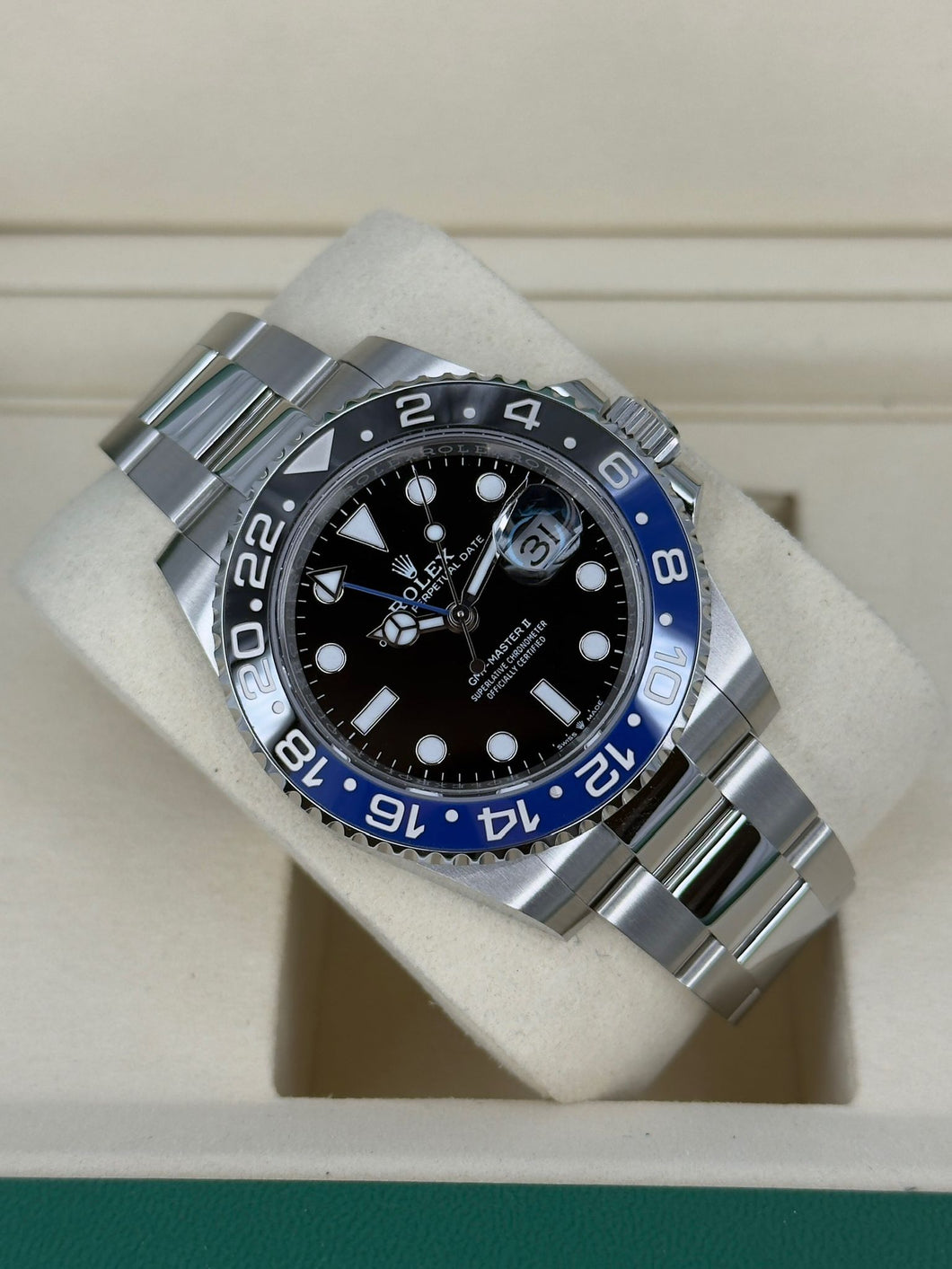 Rolex GMT-Master II Batman 126710BLNR year 2025 full set LIKE NEW