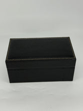 Carica l&#39;immagine nel visualizzatore di Gallery, Box luxury porta orologi Biondo 3 posti nera
