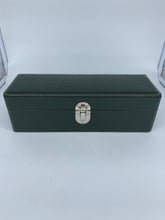 Carica l&#39;immagine nel visualizzatore di Gallery, Box luxury porta orologi Biondo 5 posti verde
