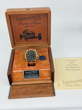 Carica l&#39;immagine nel visualizzatore di Gallery, Eberhard &amp; Co. Tazio Nuvolari 18K yellow gold ref. 30047/C full set
