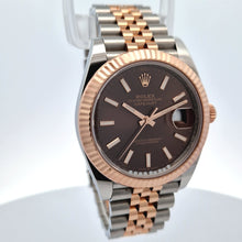 Carica l&#39;immagine nel visualizzatore di Gallery, Rolex Datejust Chocolate 41mm 126331 full set 2019
