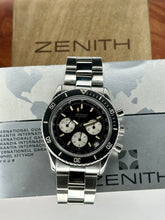 Carica l&#39;immagine nel visualizzatore di Gallery, Zenith El Primero Deluca PRIMA SERIE ref. 40.1004.2400  1991 Full set
