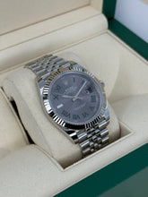 Carica l&#39;immagine nel visualizzatore di Gallery, Rolex Datejust 41 Wimbledon ref. 126334 year 2021 full set
